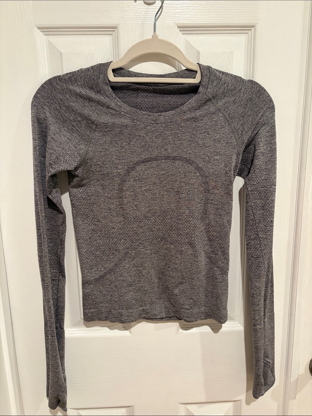 Long Sleeve Grey Lululemon Swiftly Top